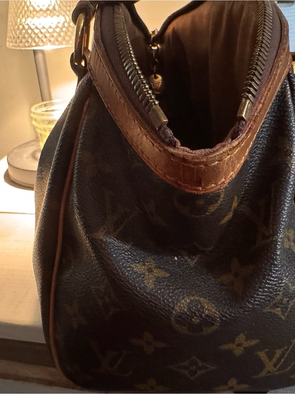 Louis Vuitton Monogram Canvas Tote in Brown and Golden Monogram - Picture 6 of 8